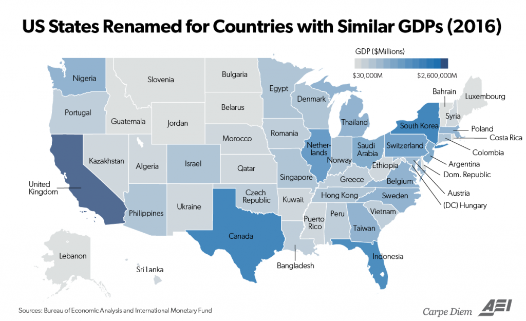 State GDP Map